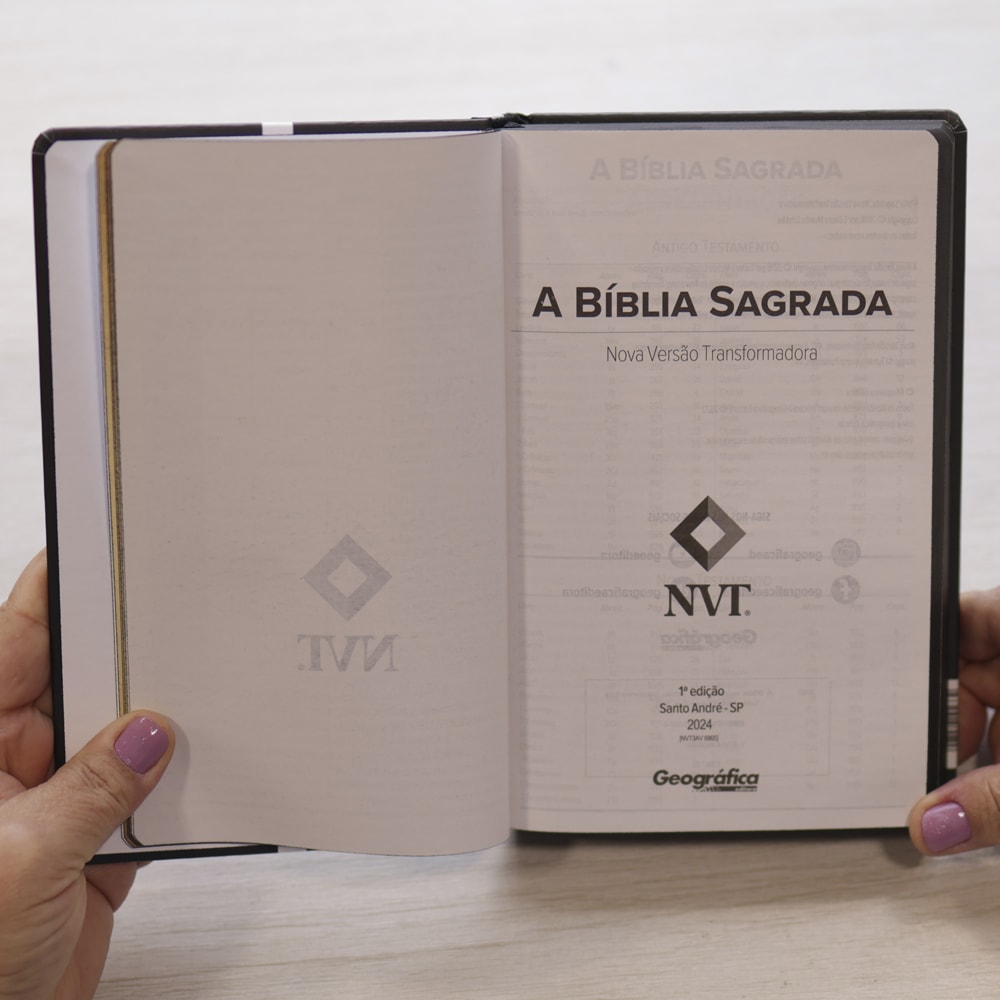 Bíblia Sagrada Cruz Jesus Cristo | NVT | Letra Grande | Capa Dura