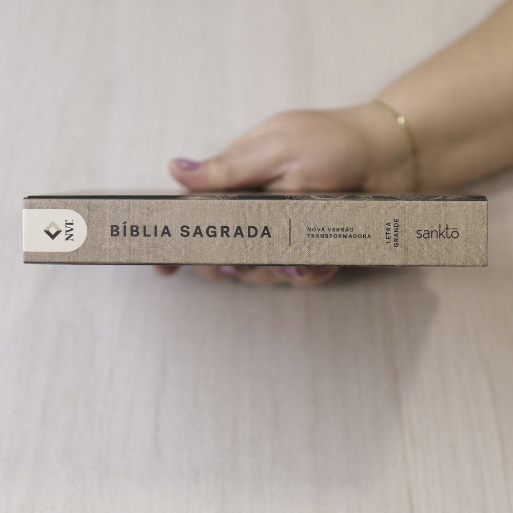 Bíblia Sagrada Lion Head | NVT | Letra Grande | Capa Dura