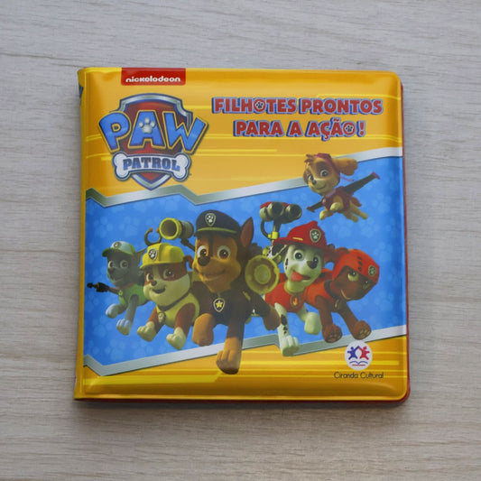 Livro de Banho | Patrulha Canina | Filhotes Prontos para a Ação