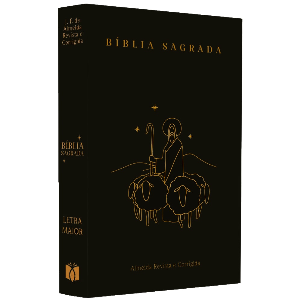 Bíblia Sagrada Bom Pastor | ARC | Letra Maior | Harpa e Corinhos | Capa Dura