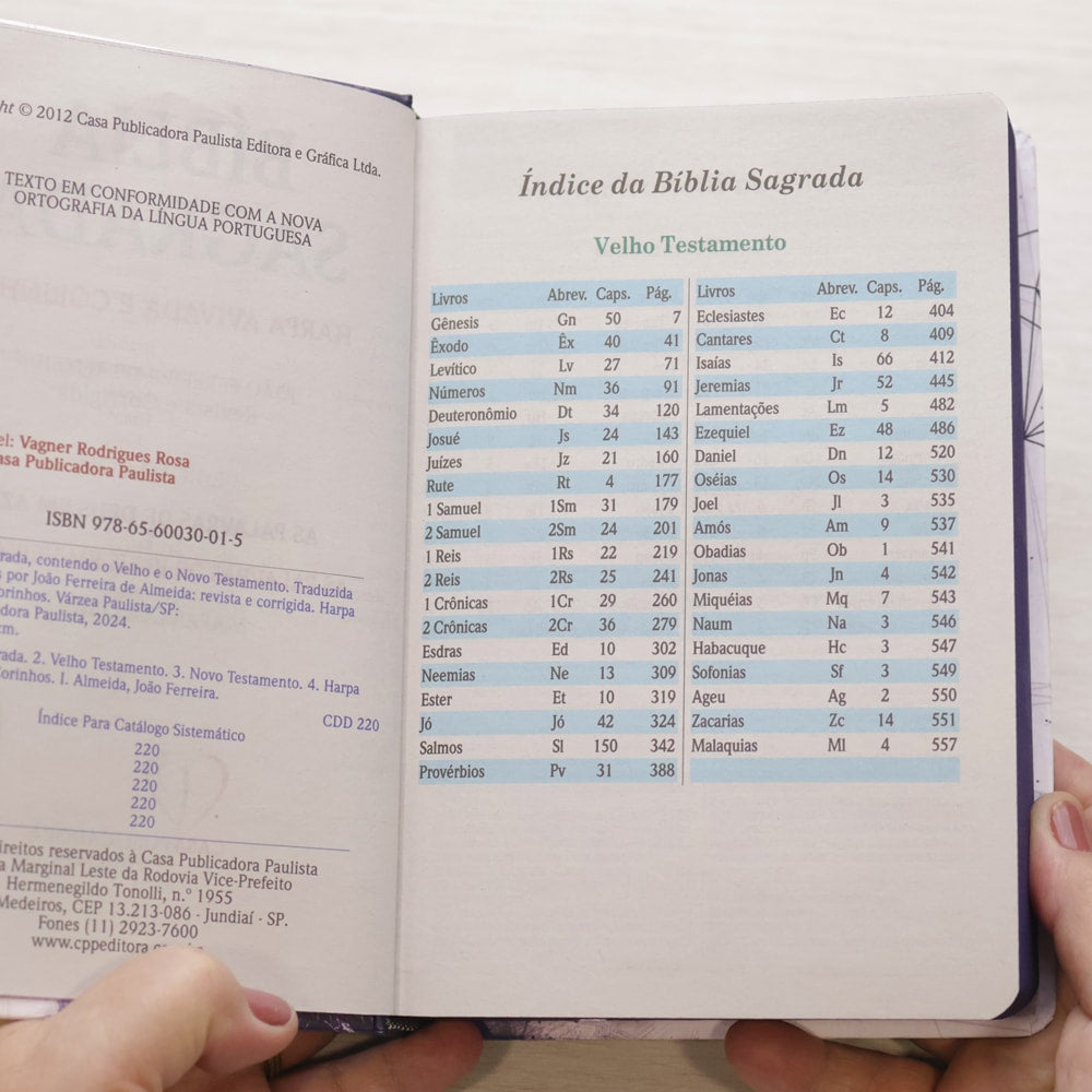 Bíblia Sagrada Leão Ruja | ARC | Letra Maior | Harpa e Corinhos | Capa Dura