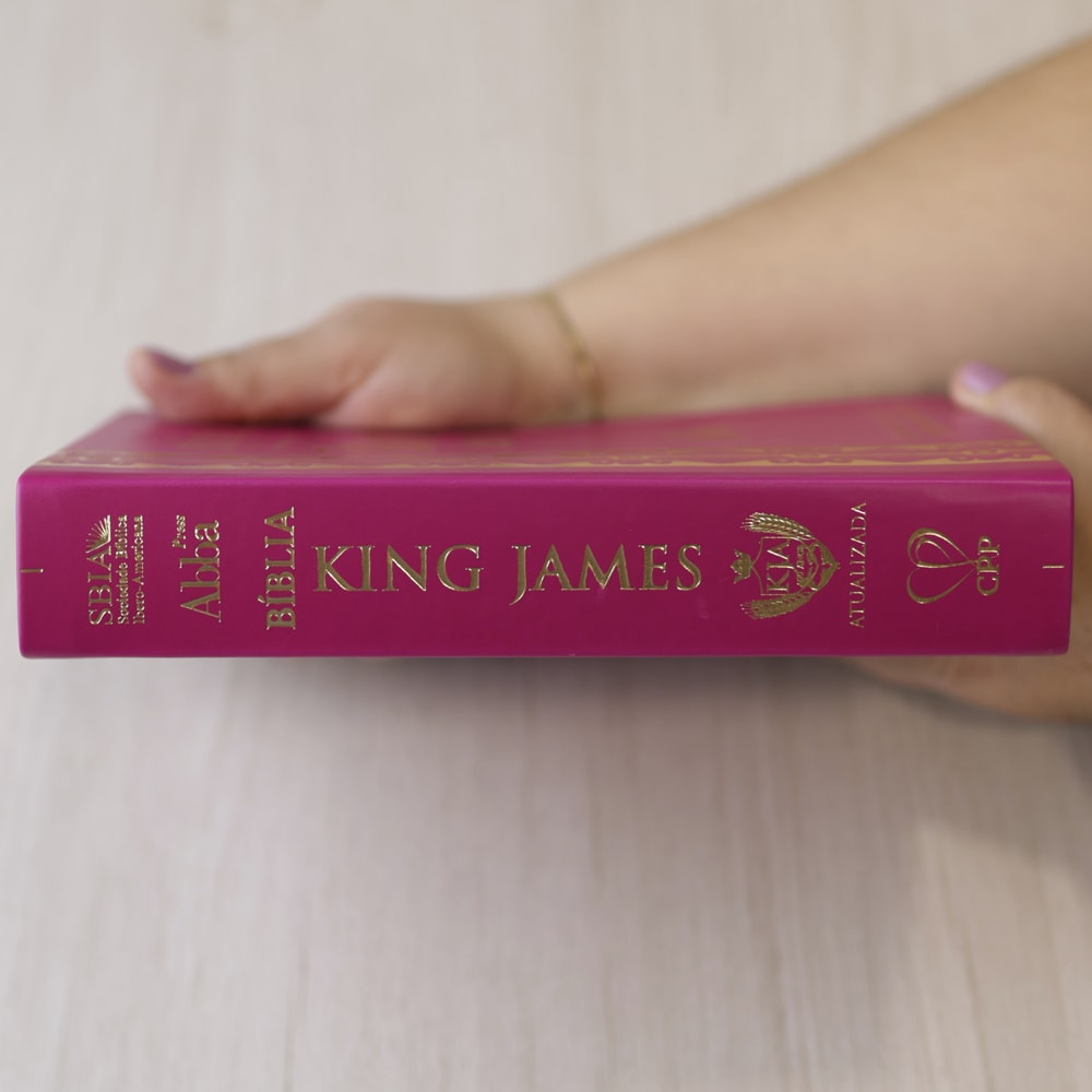 Bíblia King James Atualizada | Letra Jumbo | Capa Arabesco Pink