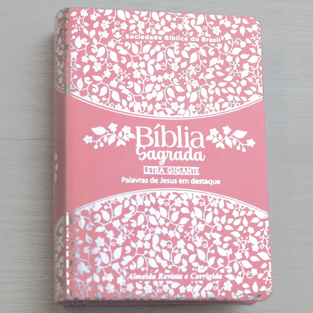 Bíblia Sagrada | NAA | Letra Gigante | Rosa