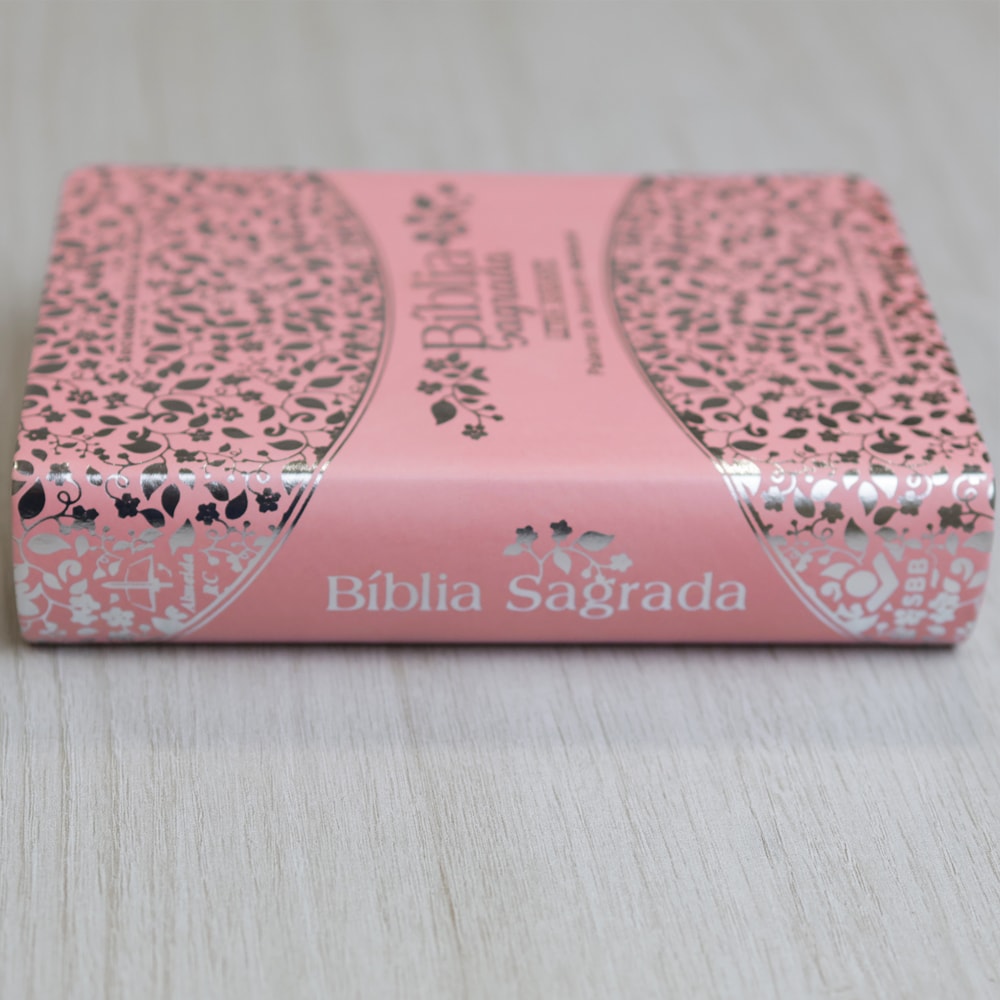 Bíblia Sagrada | NAA | Letra Gigante | Rosa
