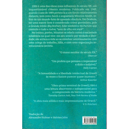 1984 | George Orwell | Companhia das Letras