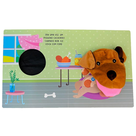 Bob O Cachorro Curioso | Livro Fantoche