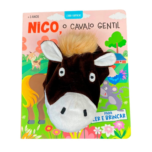 Nico O Cavalo Gentil | Livro Fantoche