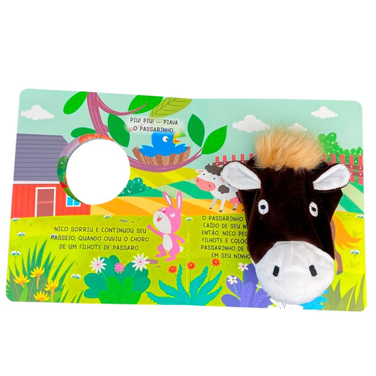 Nico O Cavalo Gentil | Livro Fantoche