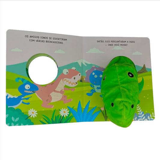 Dudu O Dinossauro Perdido | Livro Fantoche
