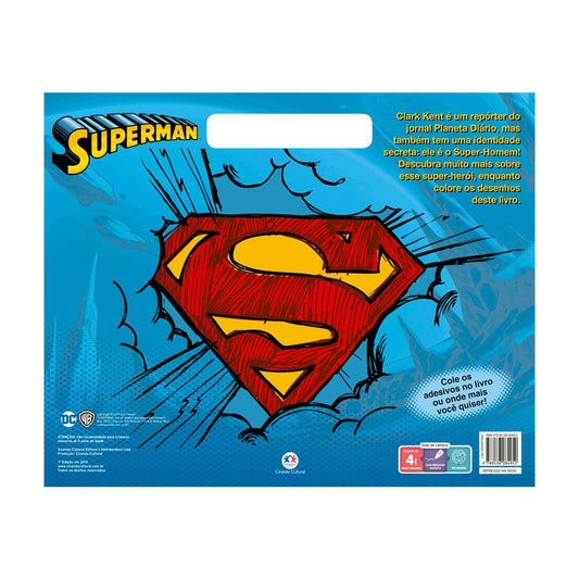 Super-Homem Em Ação | 100 Adesivos