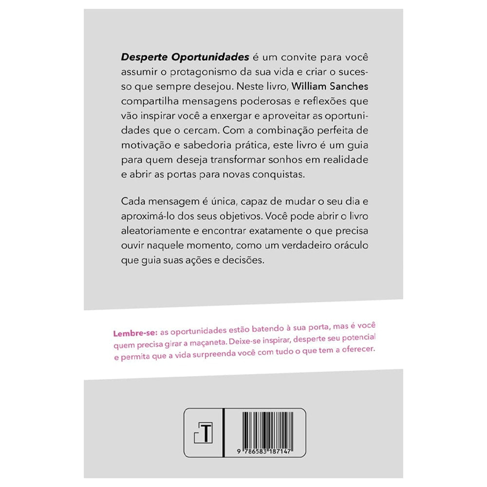Desperte Oportunidades | William Sanches