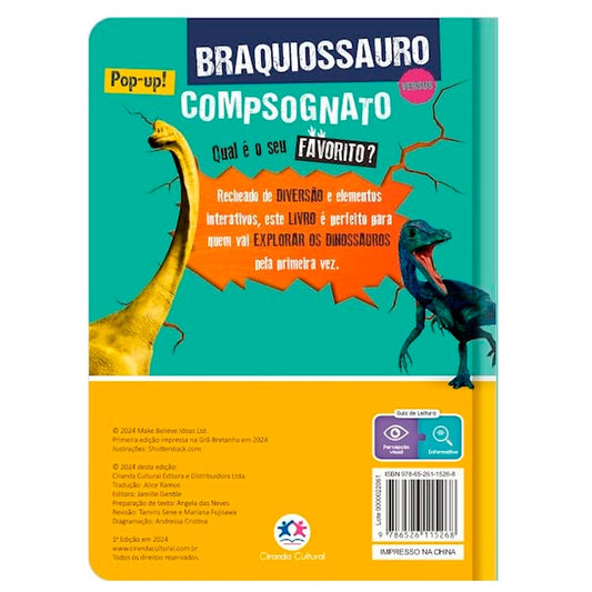 Braquiossauro Versus Compsognato | Pop-Up!