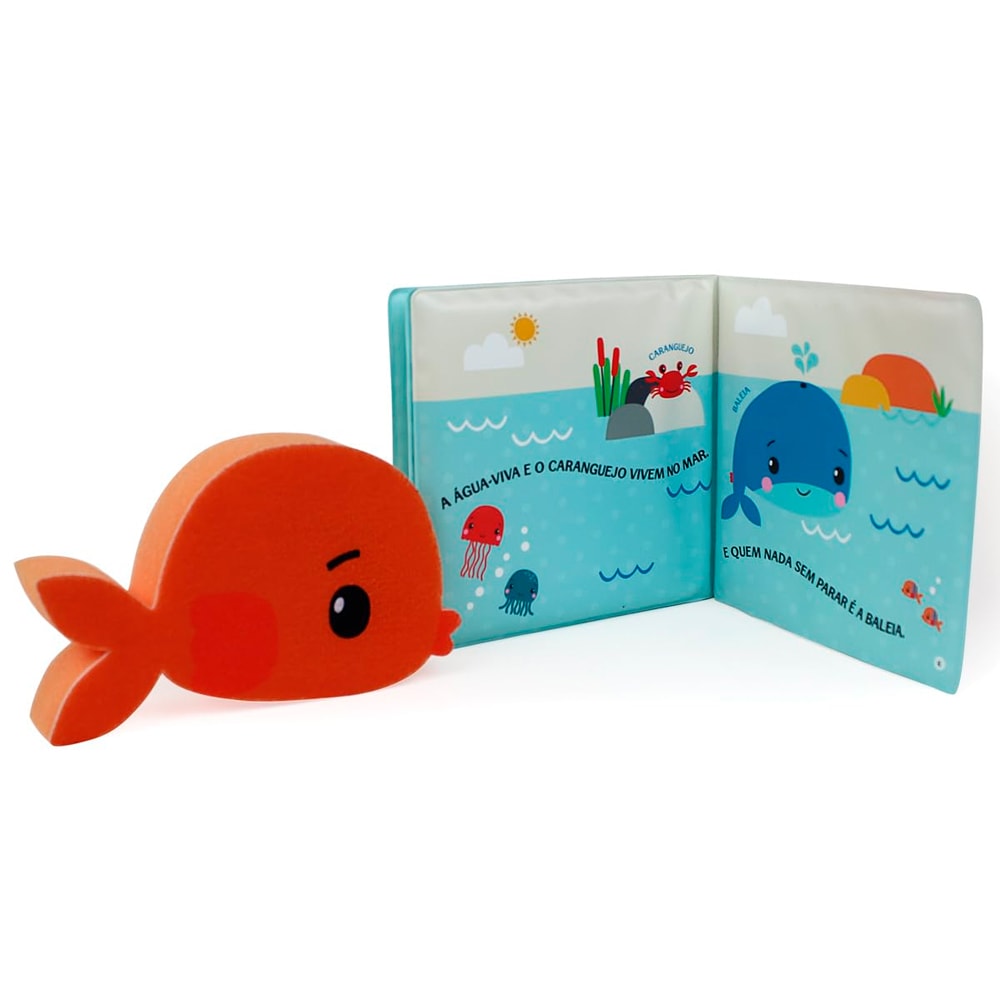 Fisher-Price | Livro e Esponja de Banho