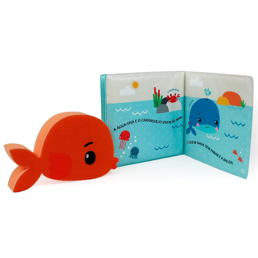 Fisher-Price | Livro e Esponja de Banho
