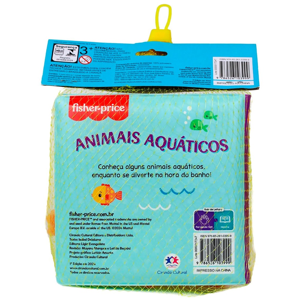 Fisher-Price | Livro e Esponja de Banho