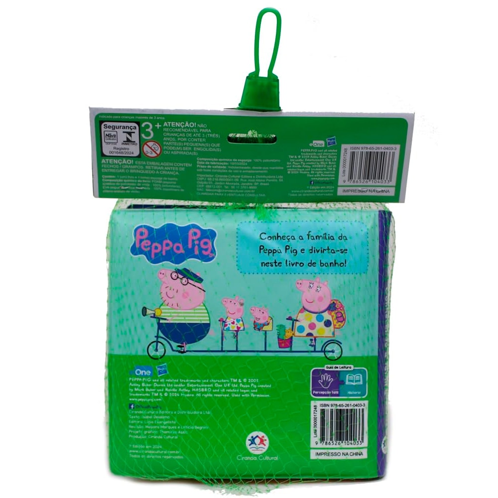 Peppa Pig | Livro e Esponja de Banho