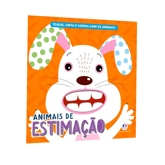 Livro Toque Sinta e Sorria | Animais de Estimação | Ciranda Cultural