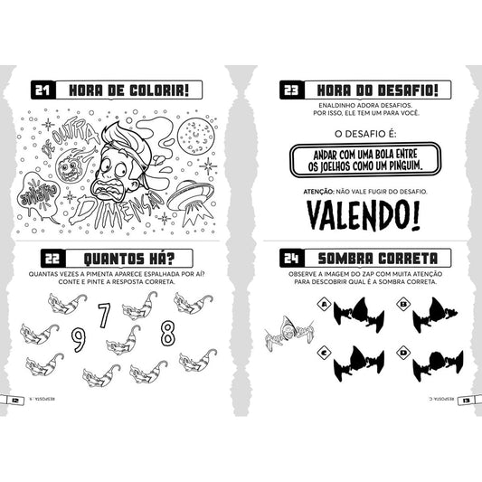 Enaldinho | 365 Atividades Desafios e Desenhos Para Colorir