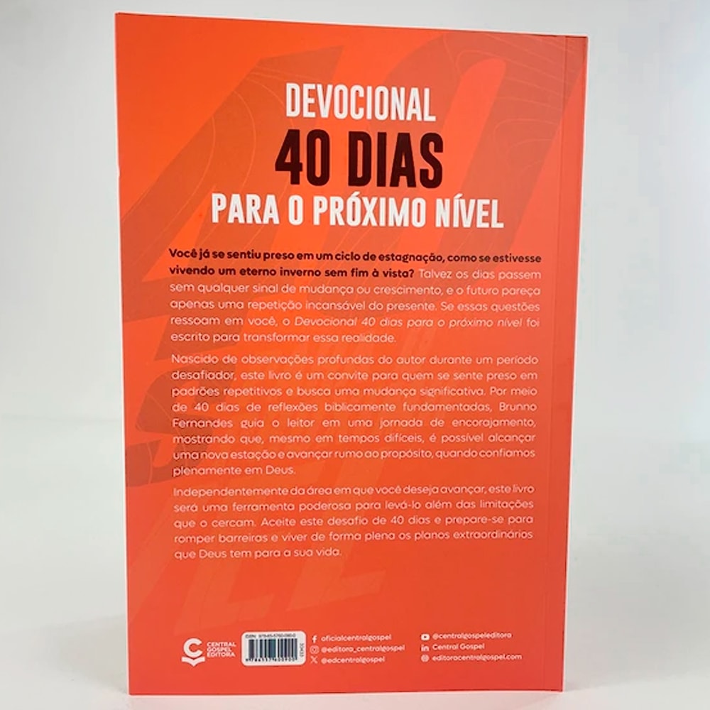 Devocional 40 Dias Para o Próximo Nível | Bruno Fernandes