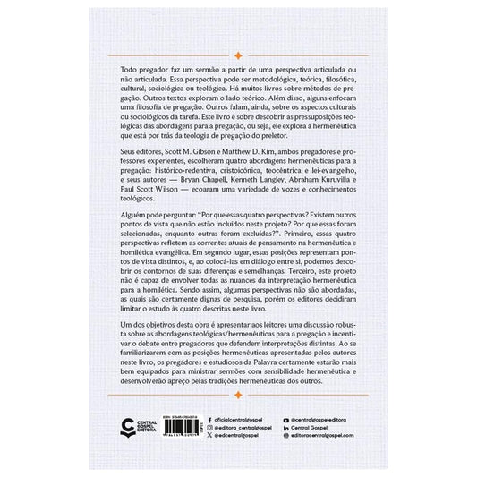 Homilética e Hermenêutica | Scott M Gibson e Mathew D Kim