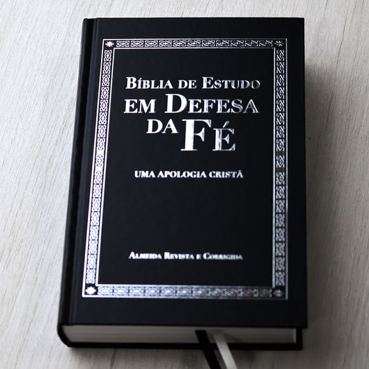Bíblia de Estudo em Defesa da Fé | ARC | Capa Dura Preta
