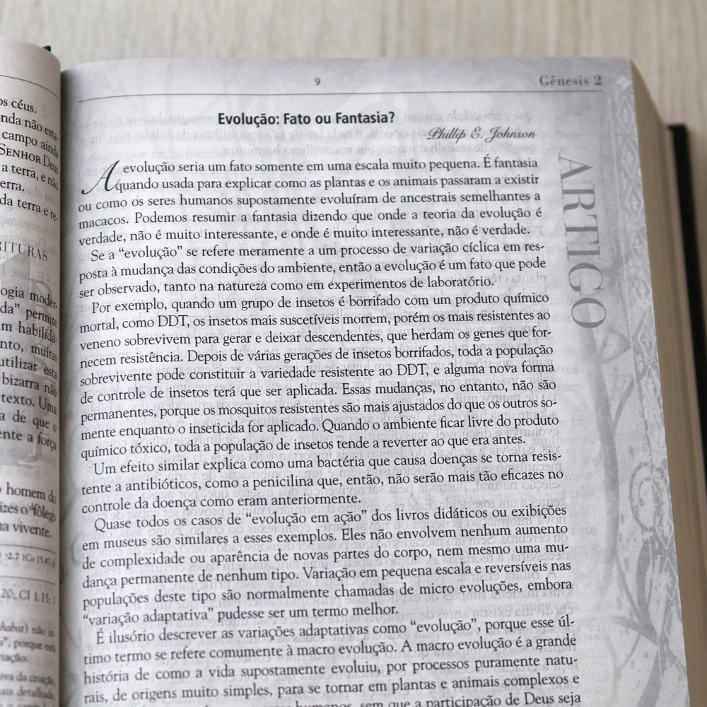 Bíblia de Estudo em Defesa da Fé | ARC | Capa Dura Preta