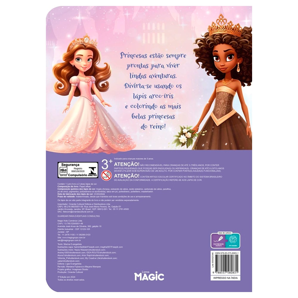 Princesas | Colorindo Com Lápis Arco-Íris