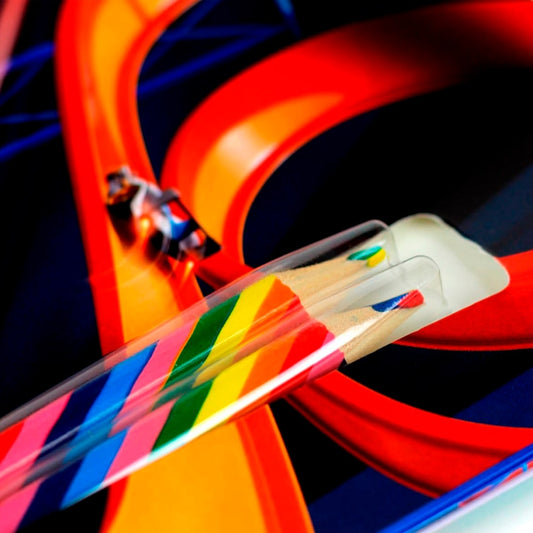 Hot Wheels | Colorindo Com Lápis Arco-Íris