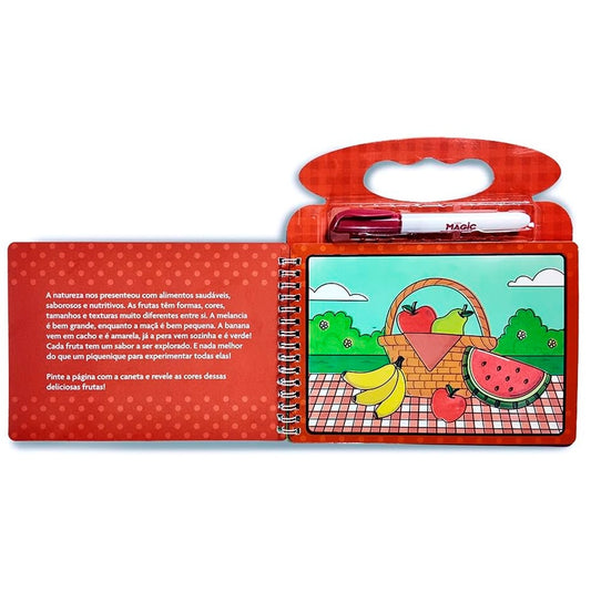 Frutas | Aquabook | Colorindo Com Água