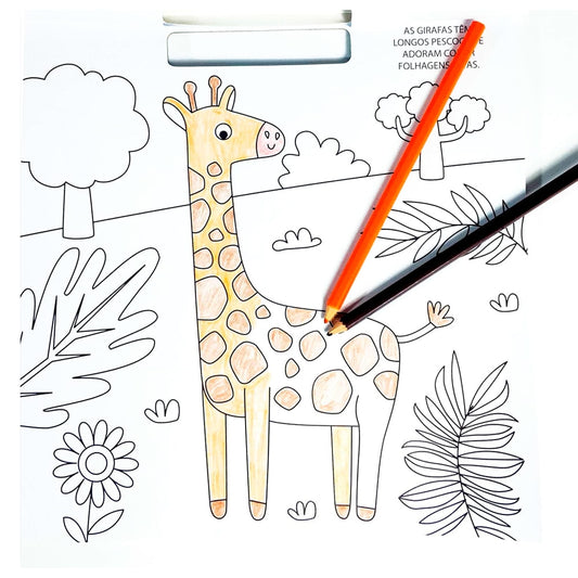 Animais Para Colorir| 100 Adesivos