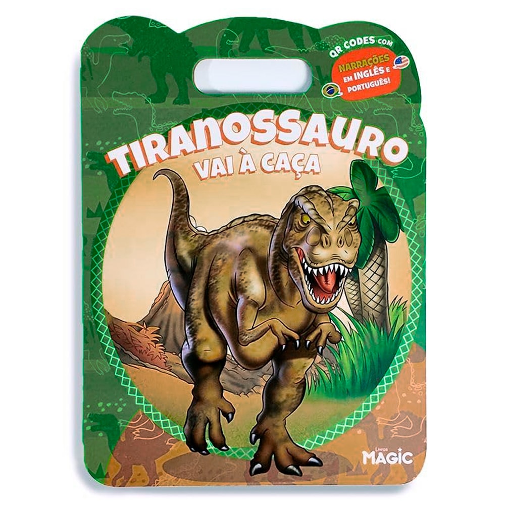 Tiranossauro Vai a Caça | QR Codes de Narrações em Inglês e Português