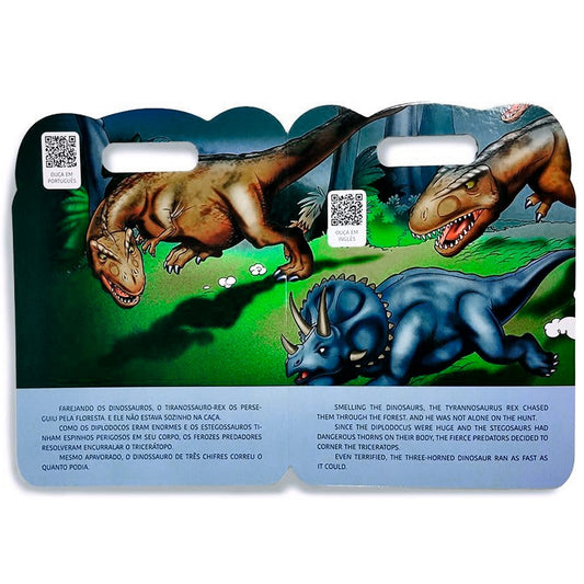 Tiranossauro Vai a Caça | QR Codes de Narrações em Inglês e Português