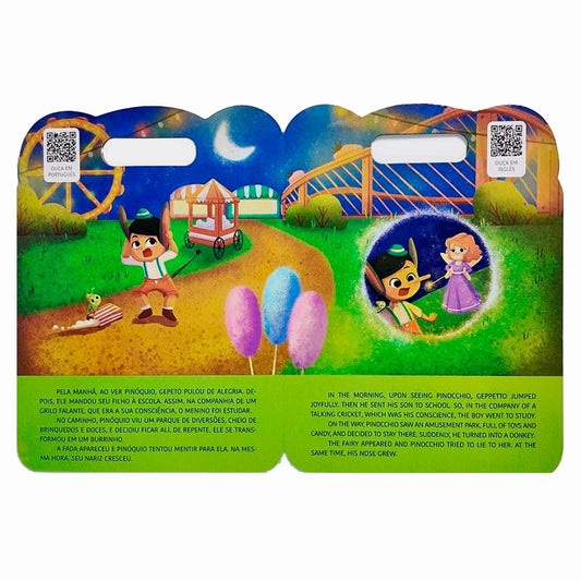 Pinóquio | QR Codes de Narrações em Inglês e Português