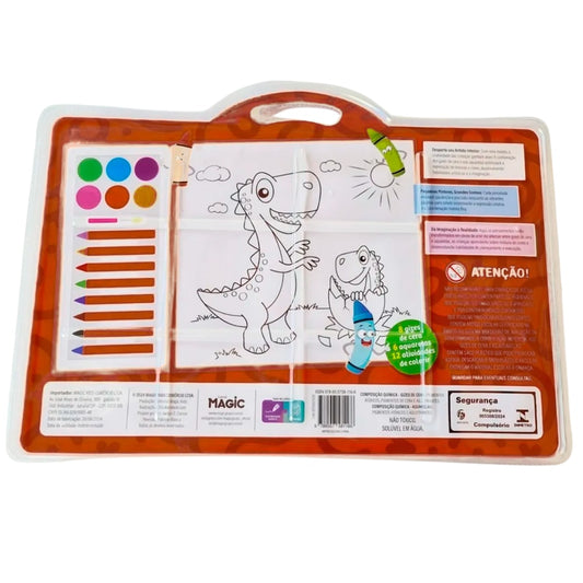 Dinossauros | Aquarela Com Giz