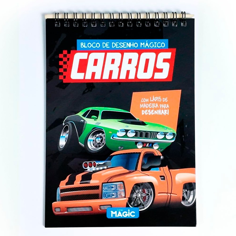 Carros | Bloco de Desenho Mágico