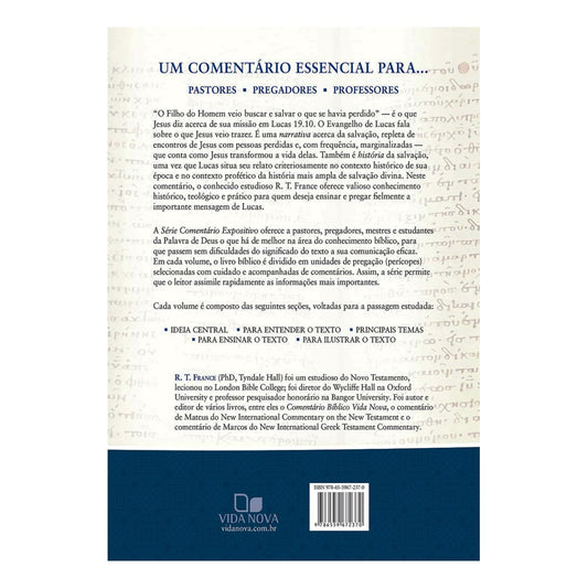 Comentário Expositivo Lucas | R T France