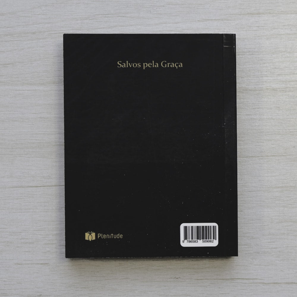 Bíblia Sagrada Média Salvos Pela Graça | ARC | Capa Brochura Preta