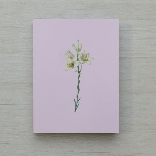 Bíblia Sagrada Média Lírios | ARC | Capa Brochura Lilás