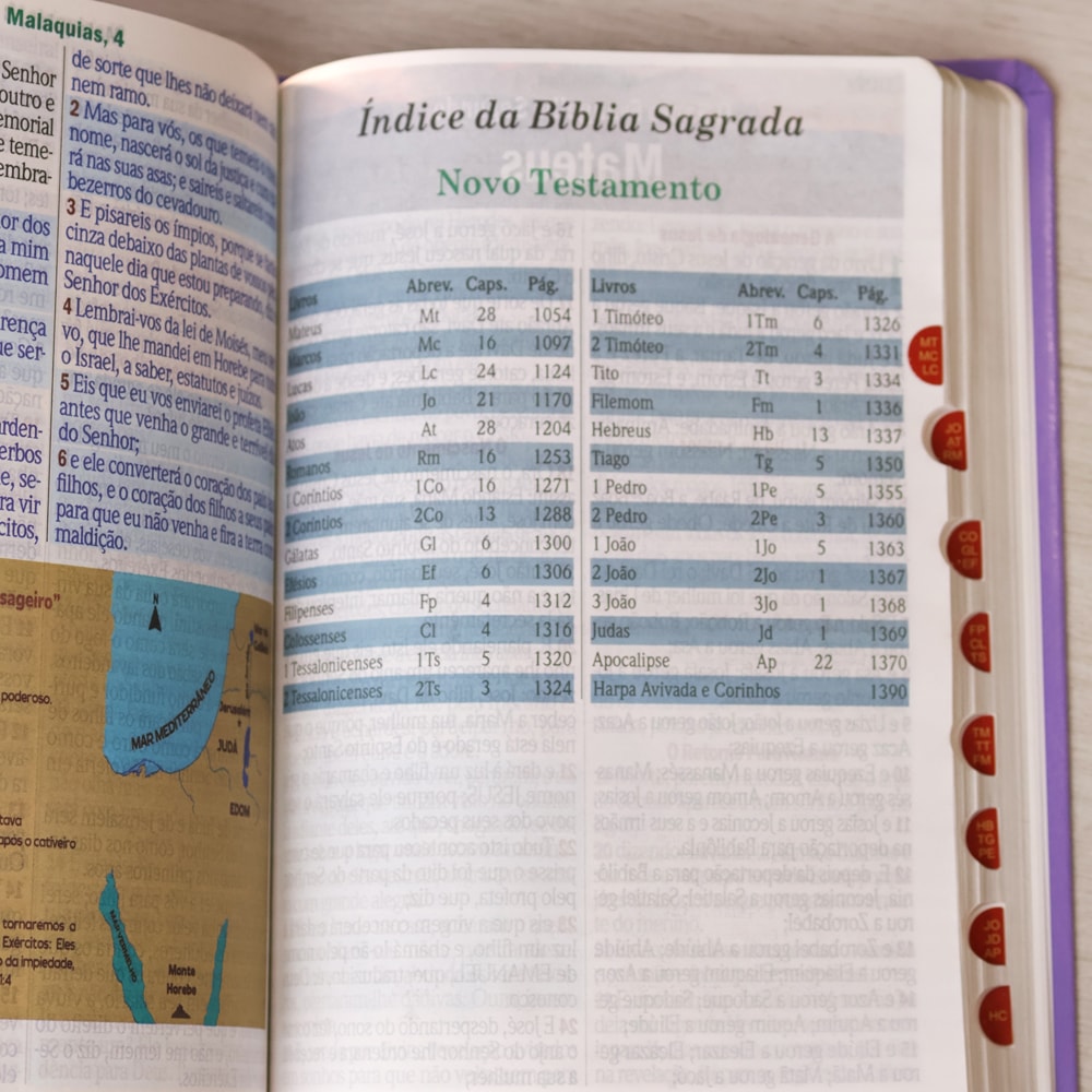 Bíblia Sagrada | Letra Hipergigante | ARC | Harpa Avivada e Corinhos | Capa PU Luxo Floral Dália Lilás