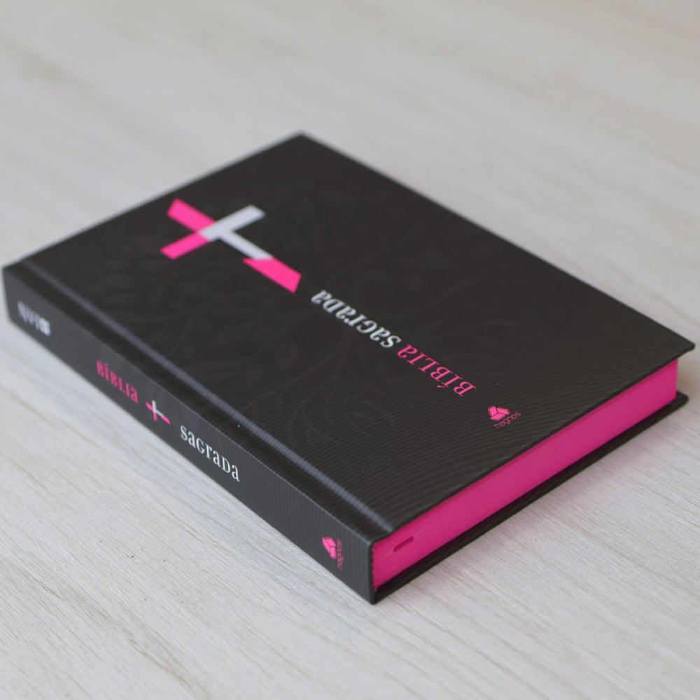 Bíblia Sagrada | NVI | Neon Rosa| Capa Dura