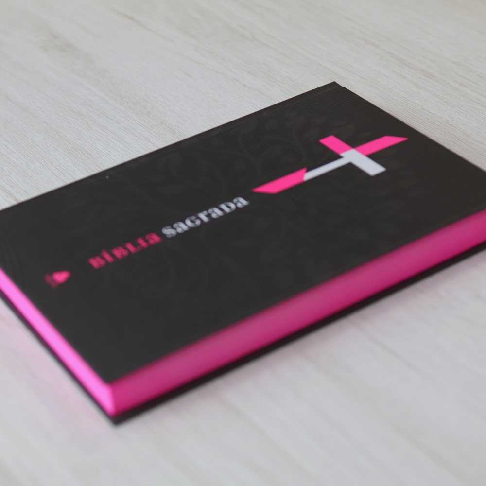 Bíblia Sagrada | NVI | Neon Rosa| Capa Dura