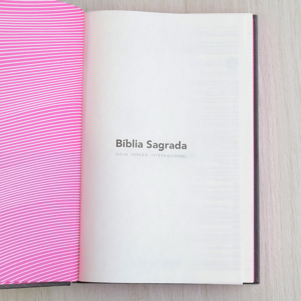 Bíblia Sagrada | NVI | Neon Rosa| Capa Dura