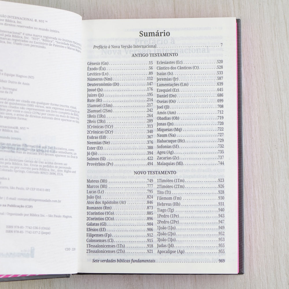 Bíblia Sagrada | NVI | Neon Rosa| Capa Dura
