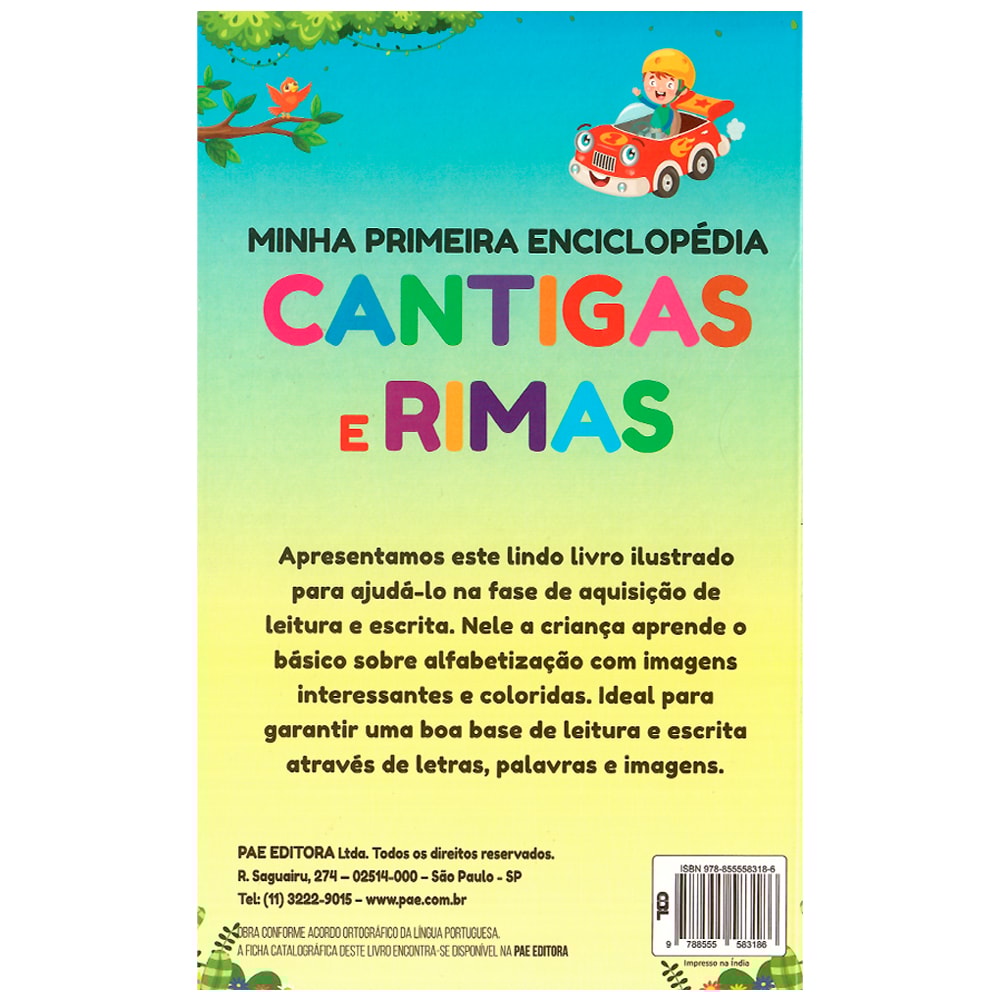 Minha Primeira Enciclopédia Bilíngue | Cantigas e Rimas
