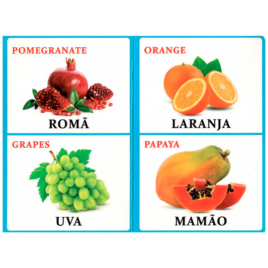 Minha Primeira Enciclopédia Bilíngue | Frutas