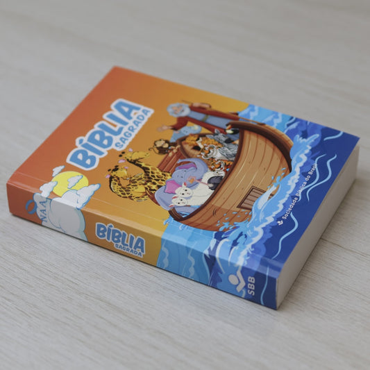 Bíblia Sagrada Infantil | NAA | Capa Brochura Arca