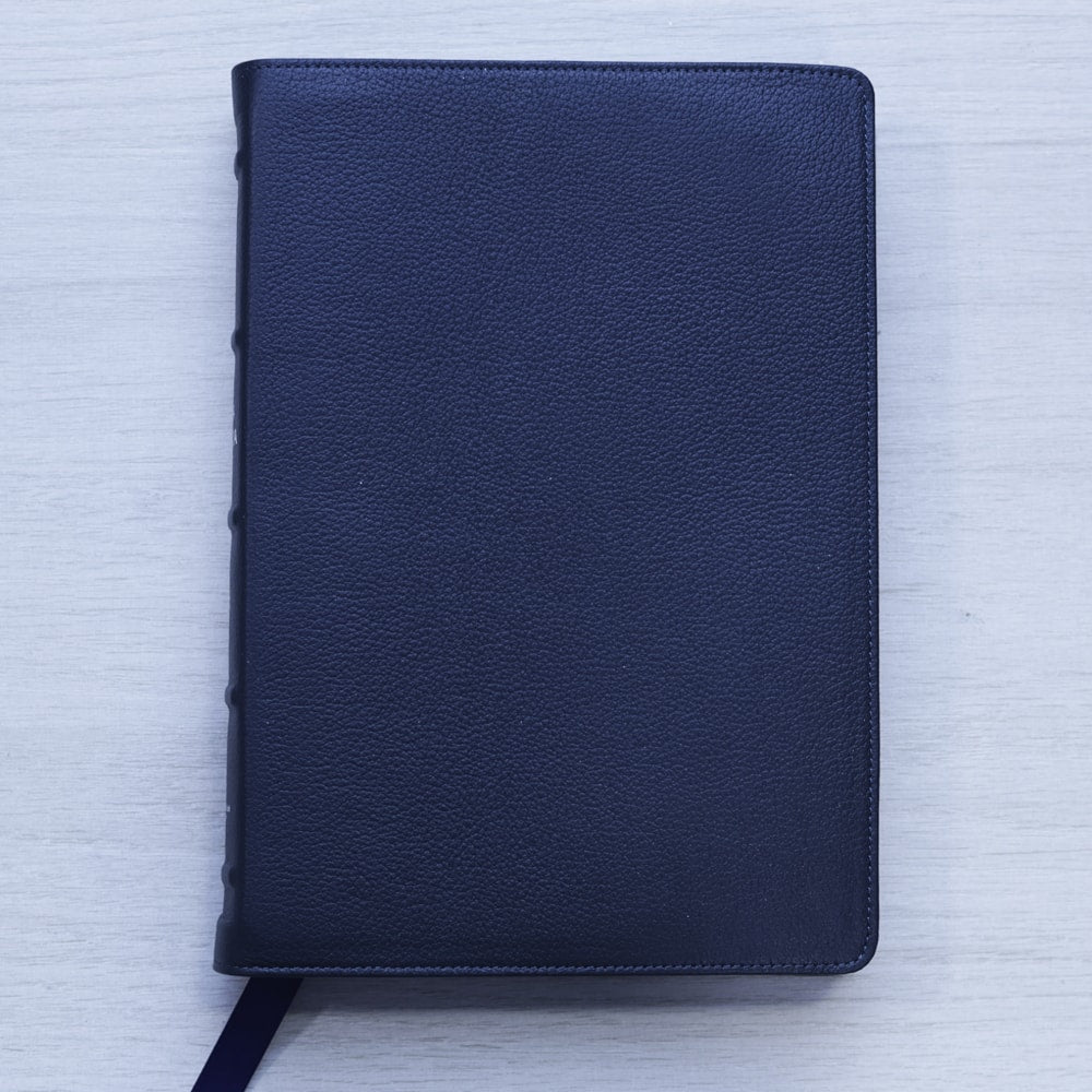 Bíblia Sagrada | NVI | Premier Collection | Capa Couro Luxo Azul
