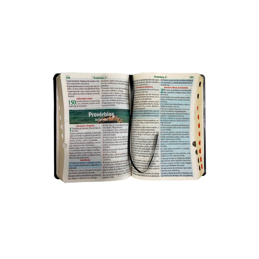 Bíblia Sagrada | ARC | Letra Hipergigante | Harpa Avivada e Corinhos | Capa PU Luxo Cruz Preta