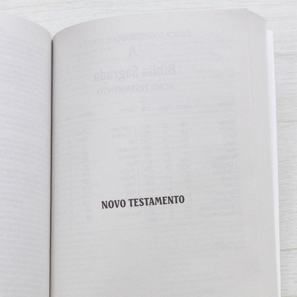 Bíblia Sagrada Lírios | NVI | Letra Grande | Capa Brochura