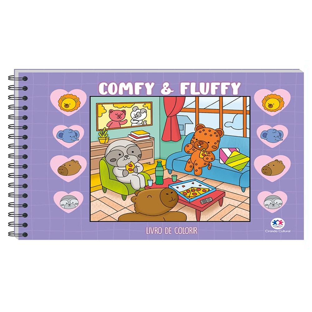 Comfy and Fluffy | Livro de Colorir